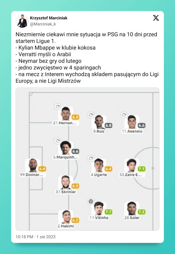 Nieciekawa sytuacja PSG przed startem sezonu