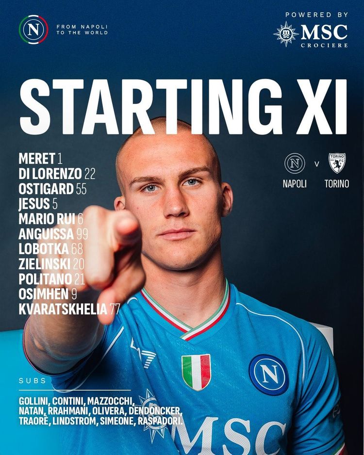 Skład Napoli na mecz z Torino