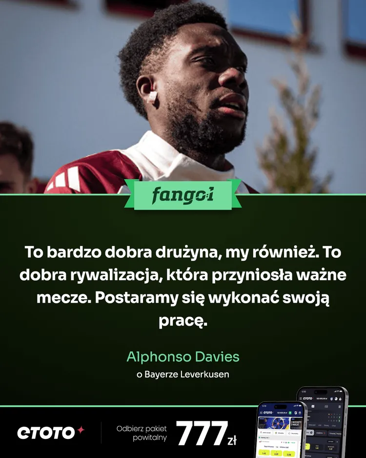Aphonso Davies o meczu z Leverkusen!