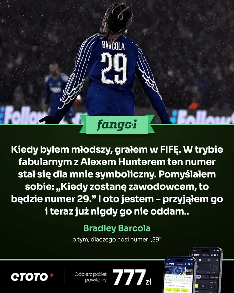 Barcola symbolikę swojego numeru zawdzięcza...FIFIE?