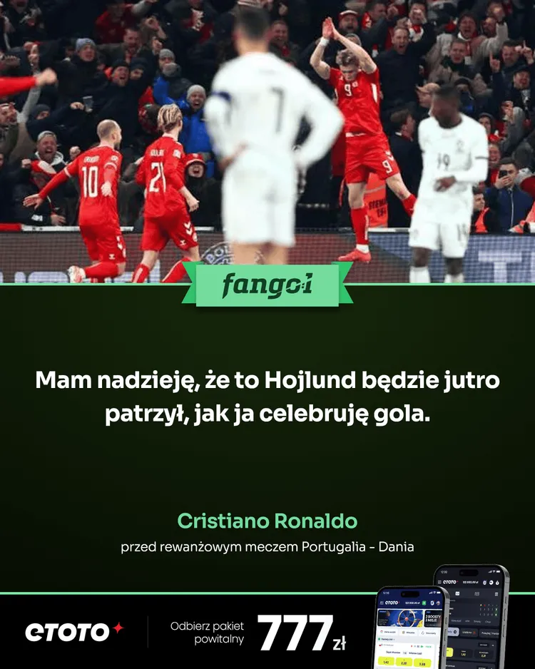 CR7 podgrzewa atmosferę przed jutrzejszym rewanżem