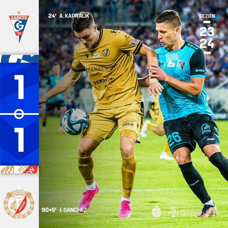 Widzew uratował remis w 95. minucie