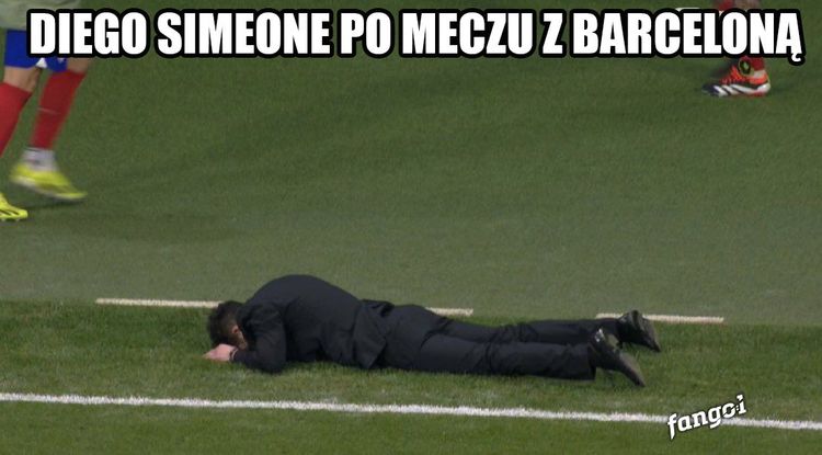 Atletico przyjęło ''trójeczkę'' 