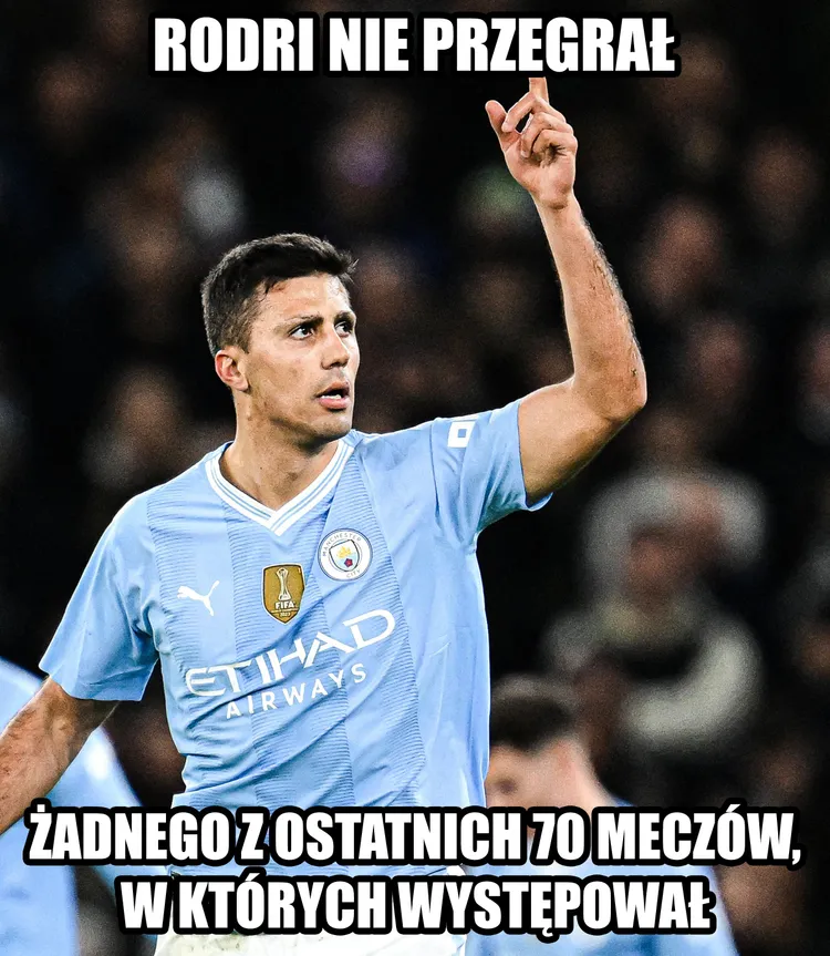 Minęło ponad 400 dni od ostatniej porażki Rodriego