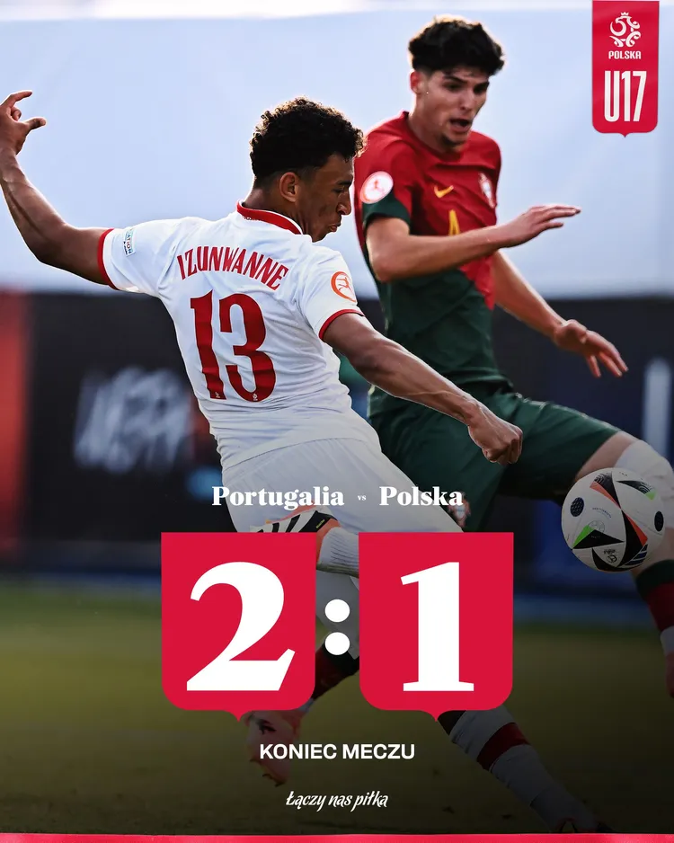 Reprezentacja Polski U17 przegrała z Portugalią