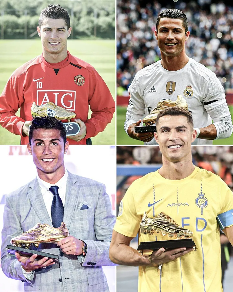 Lata lecą, a Cristiano Ronaldo wciąż dostaje złote buty