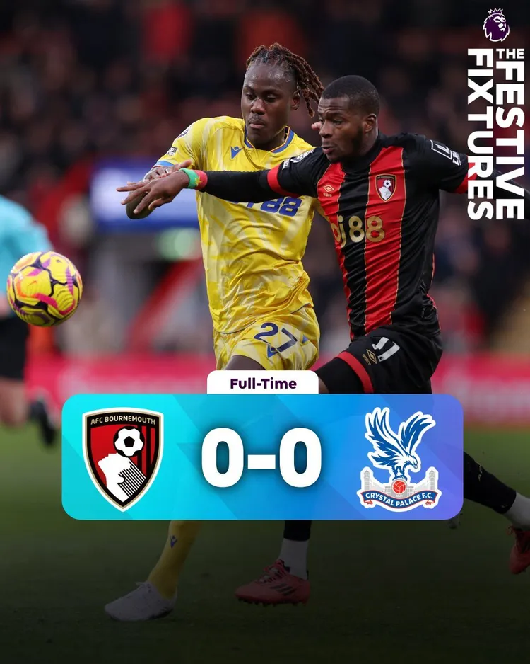 Podział punktów w meczu Bournemouth - Crystal Palace