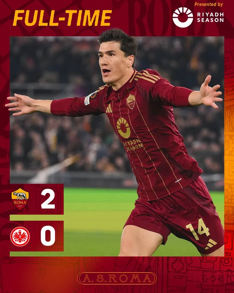 AS Roma pokonuje Eintracht, ale oba zespoły grają dalej!