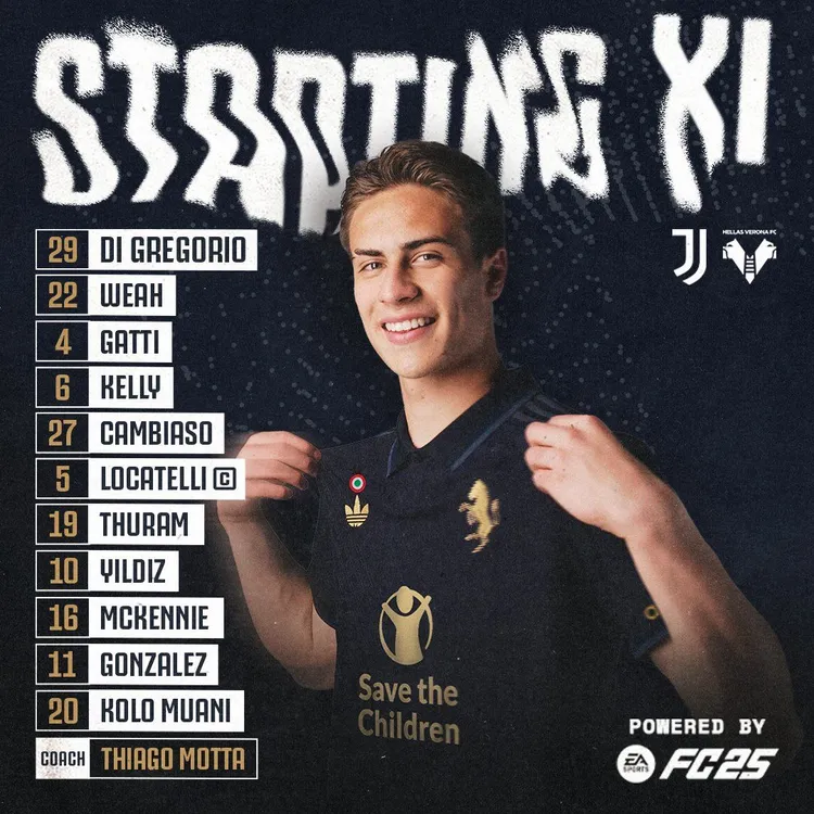 Oto skład Juventusu na mecz z Hellasem Veroną!
