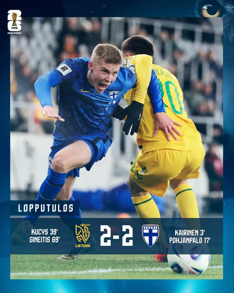 Litwa zremisowała z Finlandią!