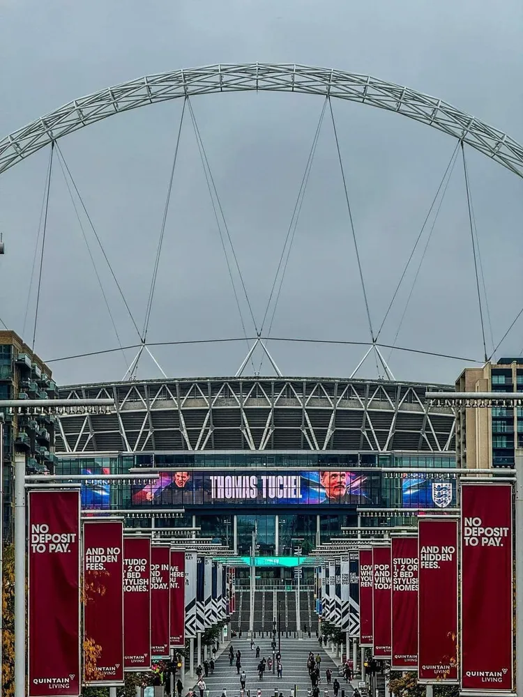 Tak Wembley przywitało Tuchela