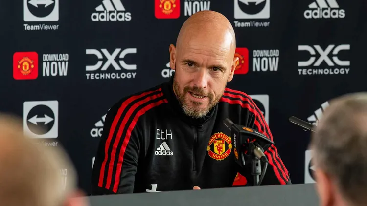 Erik ten Hag do dziennikarza, po tym jak usłyszał wytykanie błędów Manchesteru