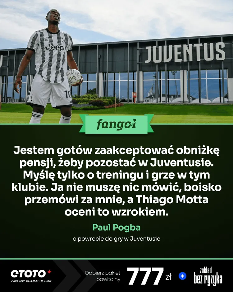 Czy Pogba zagra jeszcze dla Juventusu?