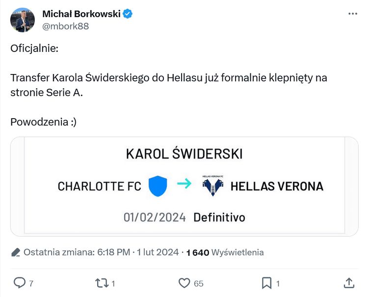 Spore zaskoczenie przy europejskim transferze Karola Świderskiego!