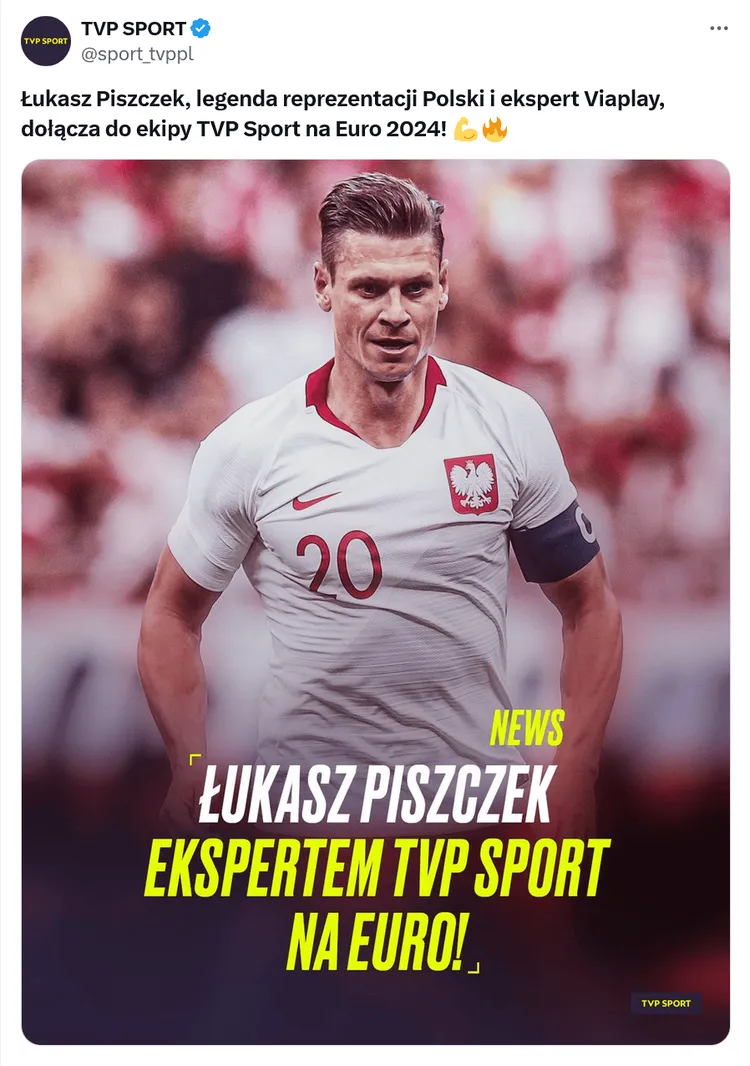 Łukasz Piszczek ekspertem TVP Sport na EURO 2024!