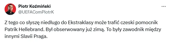 Głośne nazwisko może trafić do Ekstraklasy