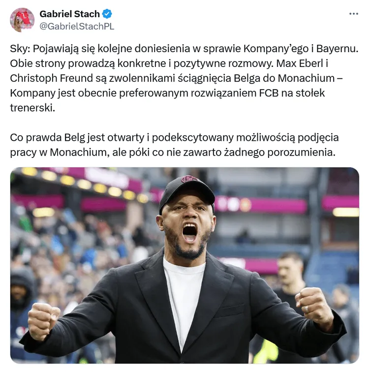 Kompany coraz bliżej objęcia Bayernu Monachium!