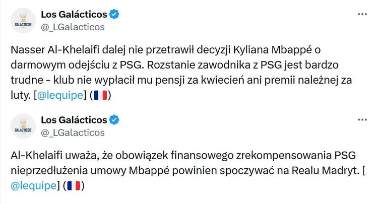 Al-Khelaifi dalej nie potrafi poradzić sobie z odejściem Mbappe