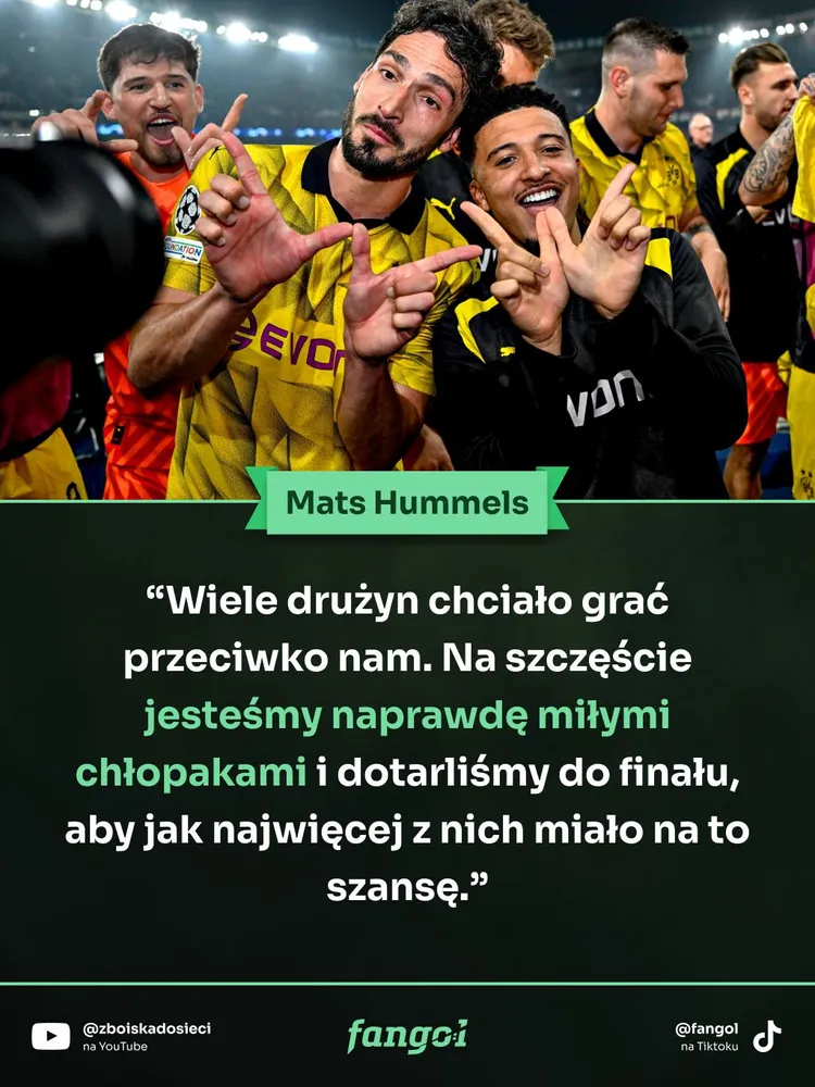 Mats Hummels podsumował kampanię BVB w Lidze Mistrzów