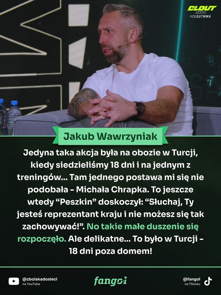 Jakub Wawrzyniak zdradził, że dusił Chrapka na zgrupowaniu Lechii w Turcji