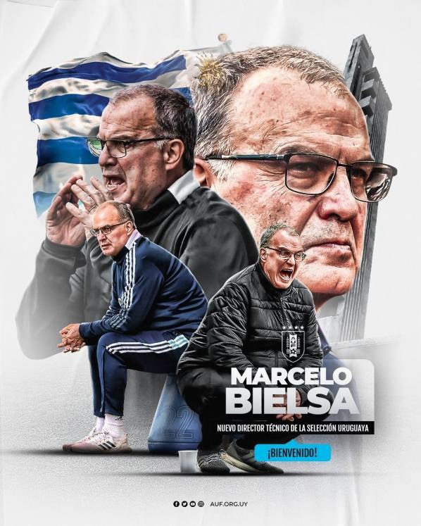 Marcelo Bielsa selekcjonerem reprezentacji Urugwaju