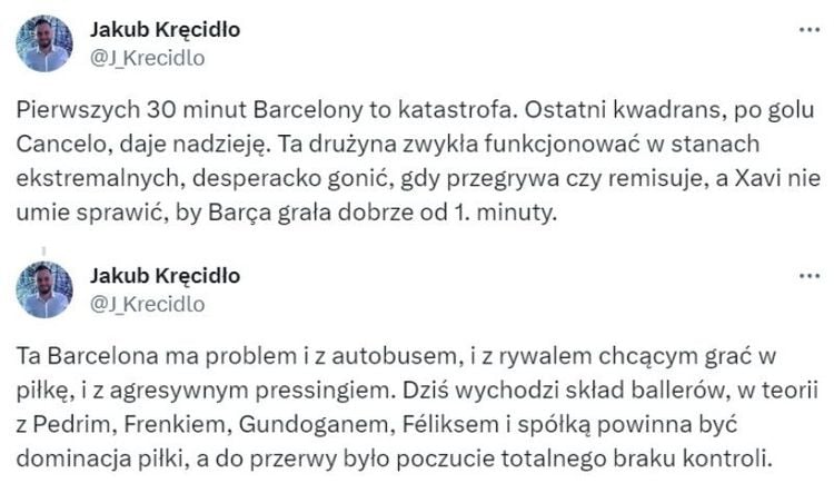 Co jest z tą Barceloną?