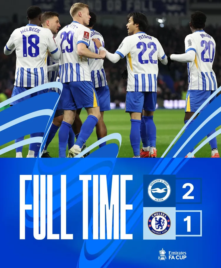 Brighton wygrało z Chelsea!