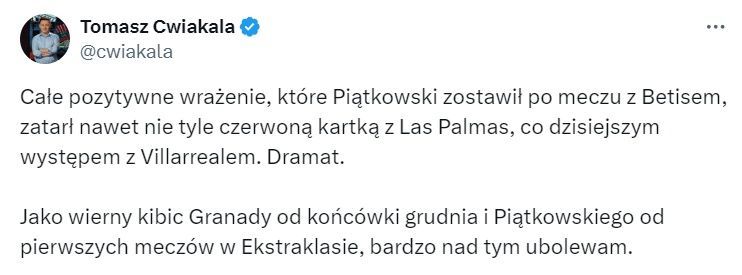 Dramatyczny mecz Piątkowskiego z Villarreal