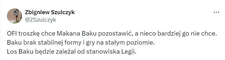 Grecy nie są przekonani do Makany Baku