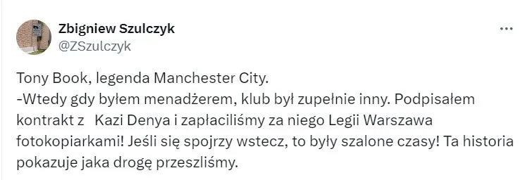 Manchester City płacił Legii fotokopiarkami za Deynę