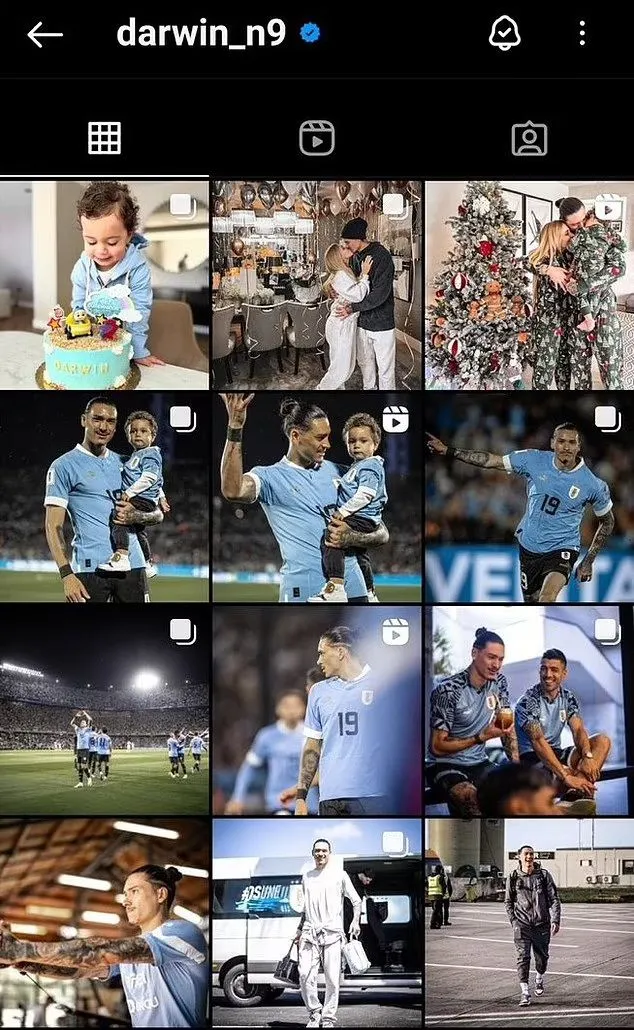 Darwin Nunez usunął ze swojego Instagrama wszystkie zdjęcia związane z Liverpoolem