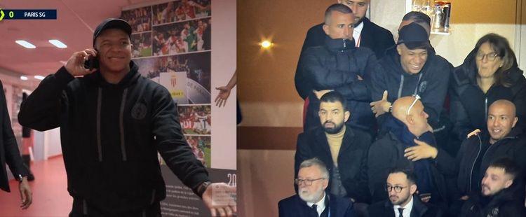 Wiele mówiące zachowanie Mbappe po tym, jak został ściągnięty w przerwie meczu z Monaco