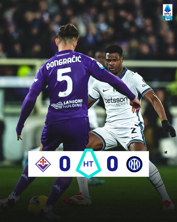 Do przerwy bezbramkowo w meczu Fiorentiny z Interem!