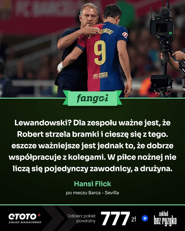 Flick o występie Roberta Lewandowskiego