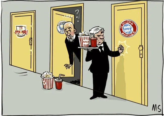 Ancelotti przynosi popcorn do oglądania finału LM 😜