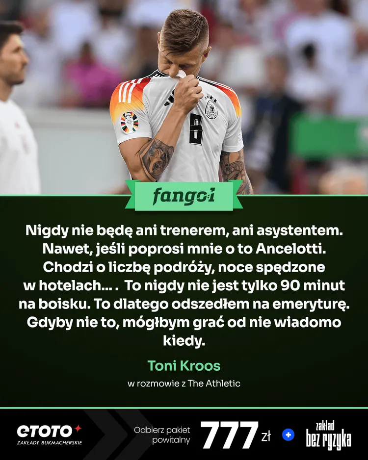 Kroos o końcu kariery i przyszłości