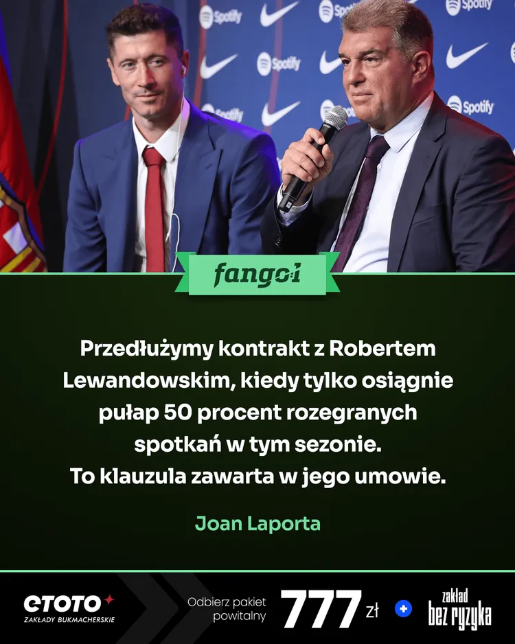 Lewandowski na dłużej w Barcelonie?