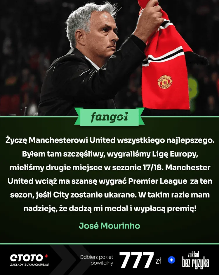 Mourinho dobrze wspomina Manchester United