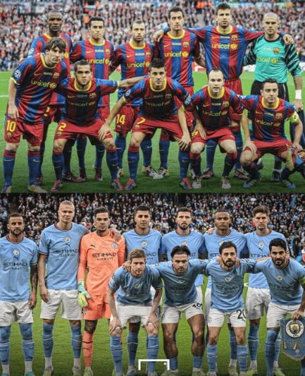 Barcelona 2011 vs City 2023