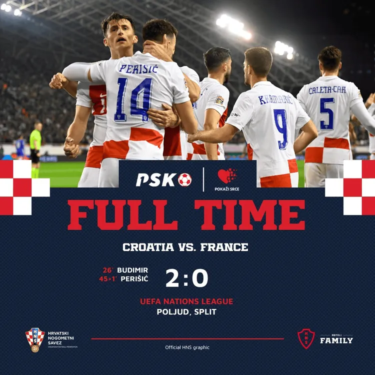 Chorwacja sprawiła sensację i pokonała Francję!