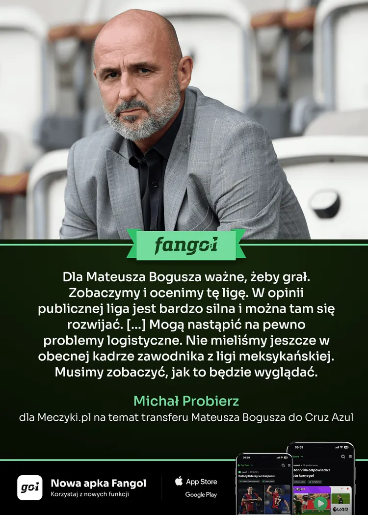 Tak Michał Probierz skomentował transfer Mateusza Bogusza!