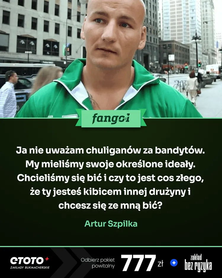 Artur Szpilka o ustawkach kibiców