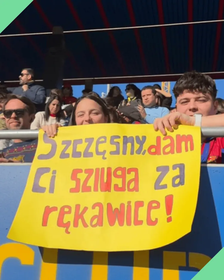 Taki transparent pojawił się w oficjalnym materiale FC Barcelony!