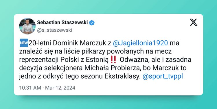 Michał Probierz z sensacyjnym powołaniem dla 20-letniego piłkarza Jagiellonii!