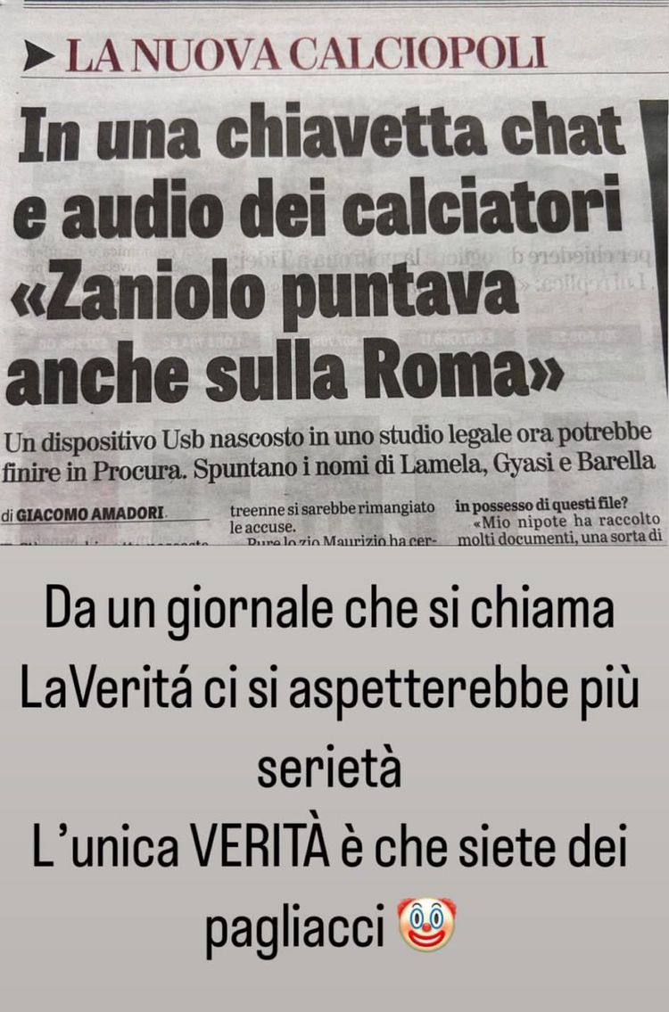 Reakcja Zaniolo na łączenie go z aferą z obstawianiem meczów